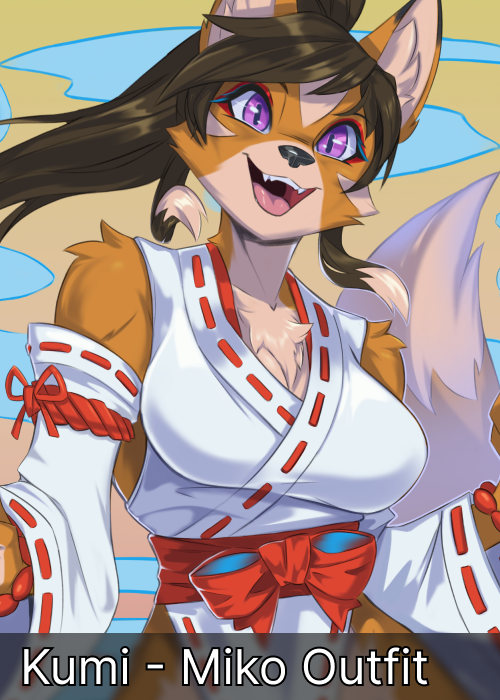Kumi Miko Outfit Print