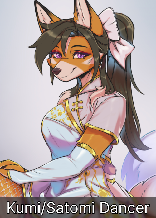 Kumi/Satomi Dancer Outfits Print