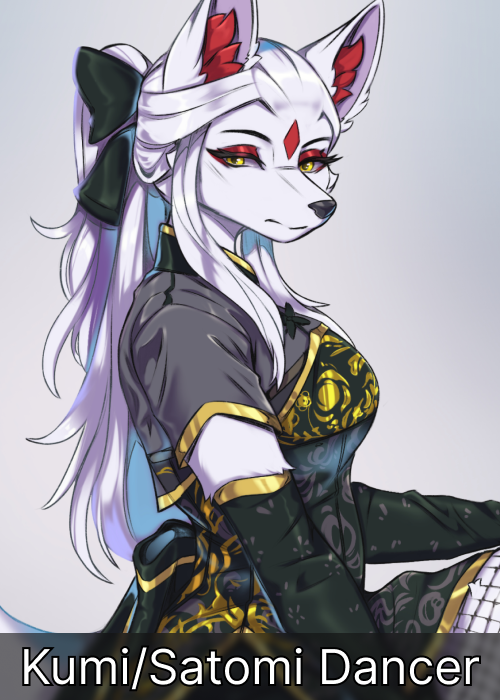 Kumi/Satomi Dancer Outfits Print